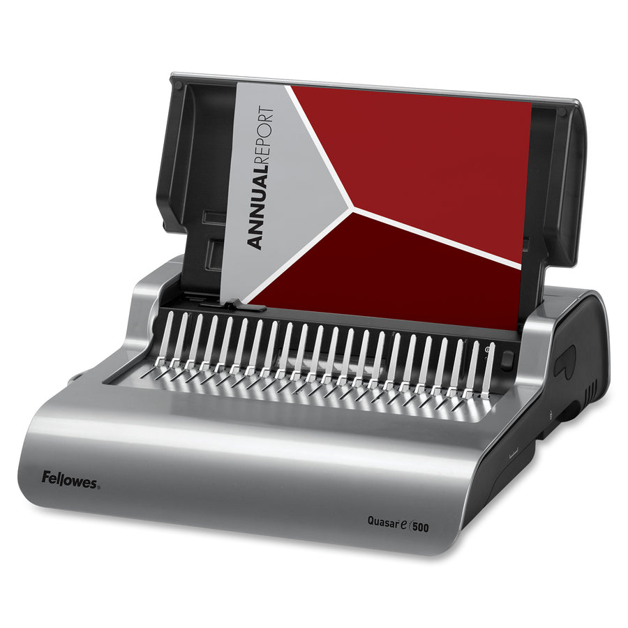 Fellowes Galaxy-E&trade; 500 Electric Comb Binding Machine w/ Starter Kit - 5218301