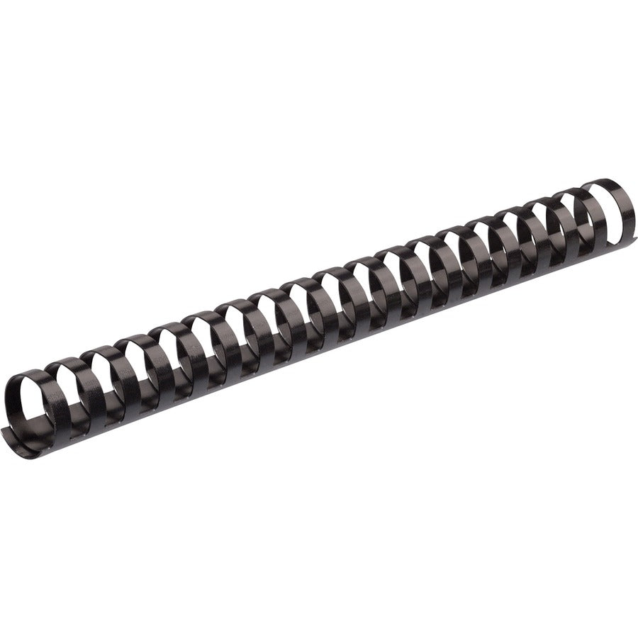 Fellowes Plastic Binding Combs - Black, 3/4" Diameter - 52367