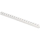 Fellowes Plastic Combs - Round Back 1/2" 90 sheets White 100 pk
