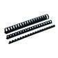 Fellowes Plastic Combs - Round Back 1/2" 90 sheets Navy 100 pk - 52501