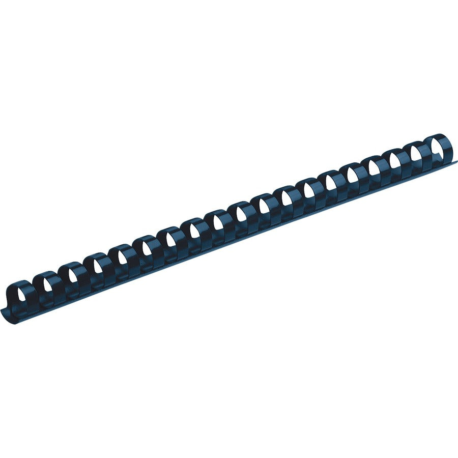 Fellowes Plastic Combs - Round Back 1/2" 90 sheets Navy 100 pk - 52501