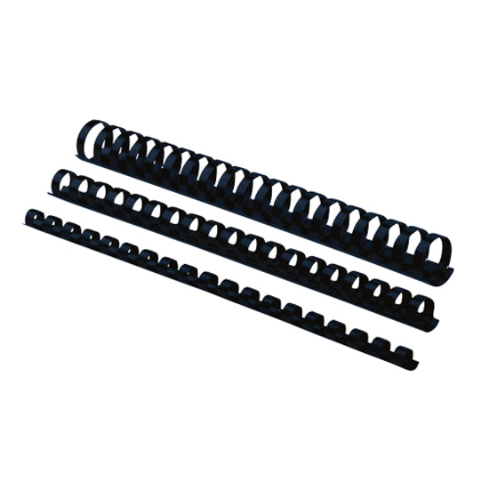 Fellowes Plastic Combs - Round Back 1/2" 90 sheets Navy 100 pk - 52501