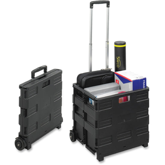 Safco Stow Away Folding Caddy - 4054BL