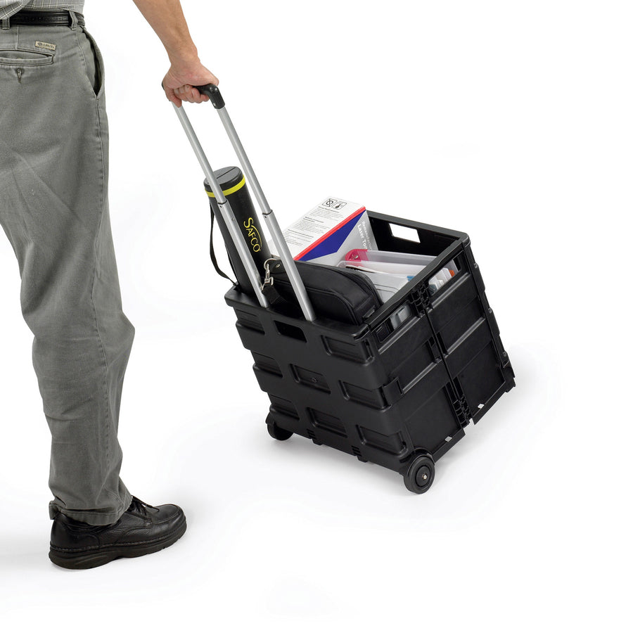 Safco Stow Away Folding Caddy - 4054BL