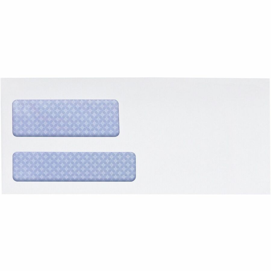 Quality Park No. 9 Double Window Envelopes with Tamper-Evident Seal - 67529