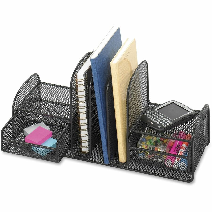 Safco Multipurpose Mesh Desktop Organizer - 3263BL