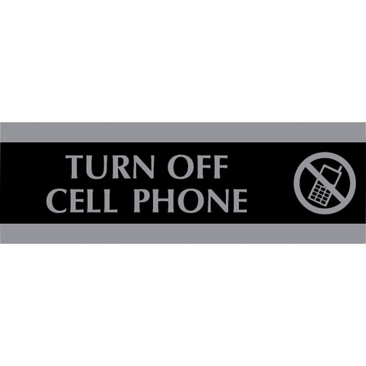 Headline Century Turn Off Cell Phone Sign