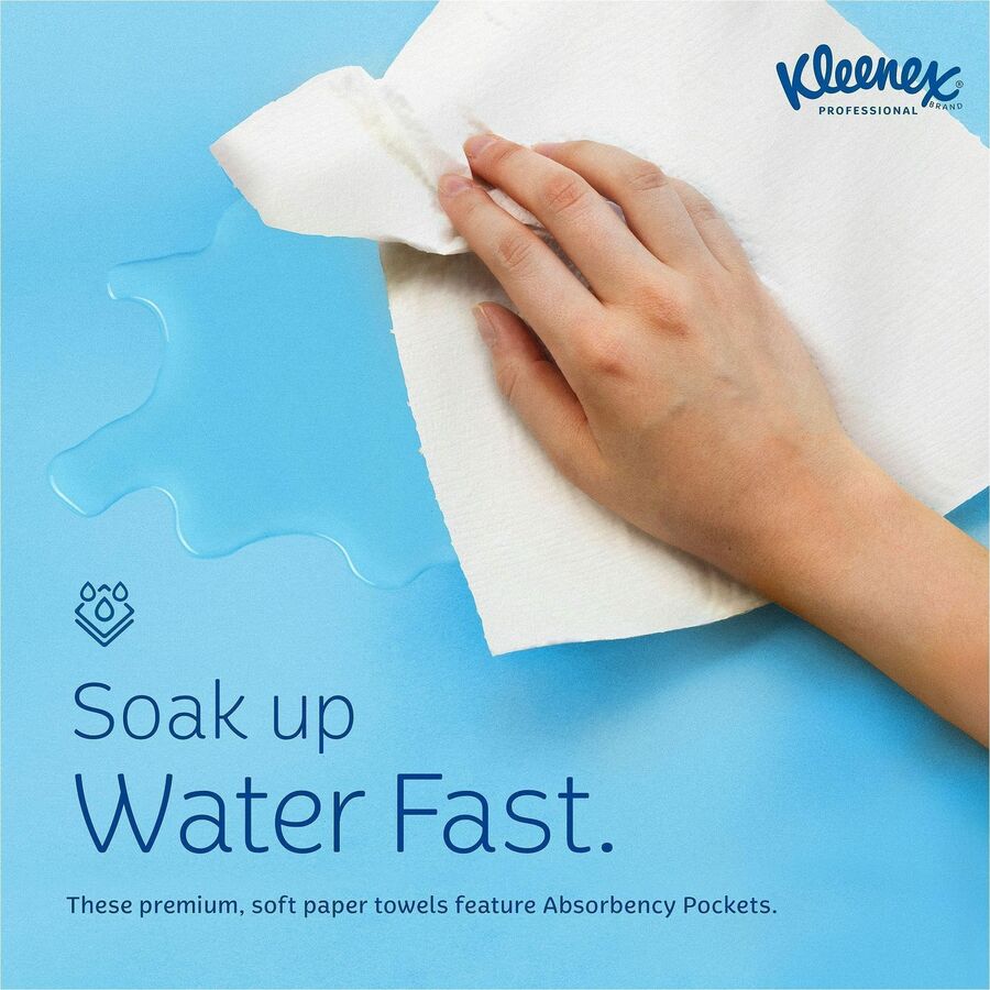 Kleenex&reg; Hand Towels with Premium Absorbency Pockets in a Pop-Up Box - 1701