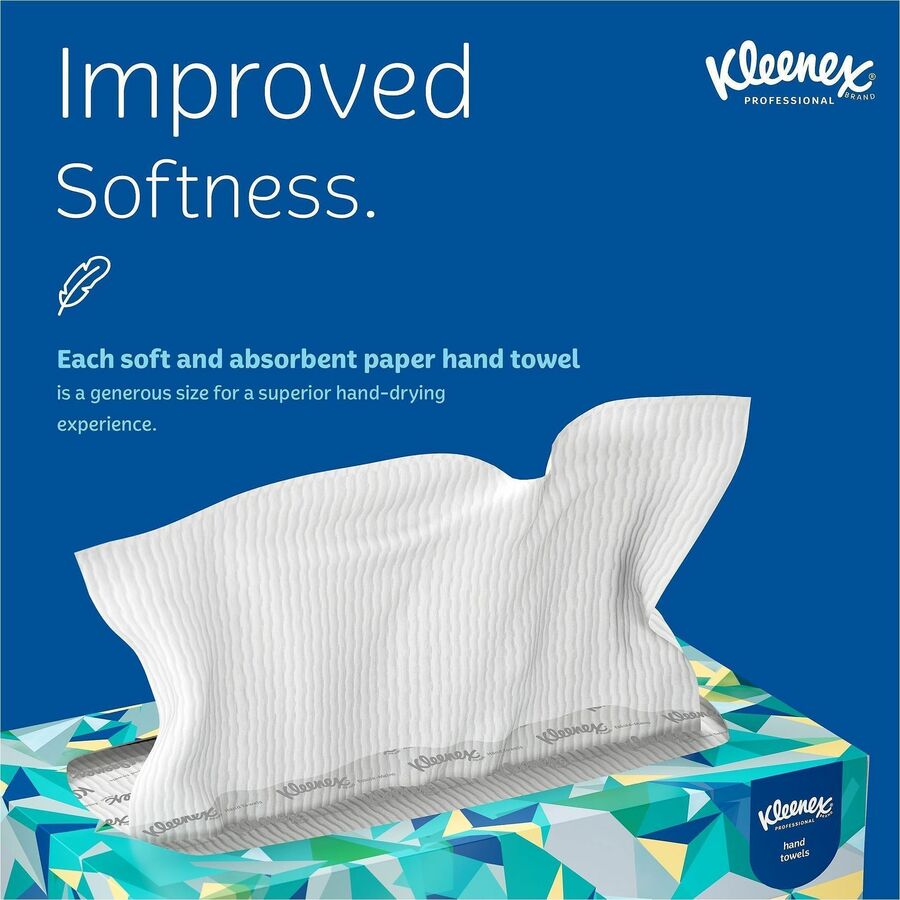 Kleenex Hand Towels with Premium Absorbency Pockets in a Pop-Up Box - 1701