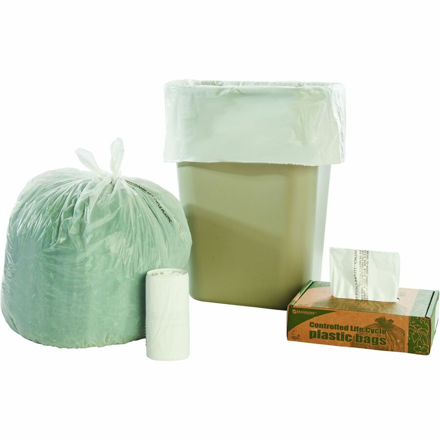 Stout Controlled Life-Cycle Plastic Trash Bags - G2430W70