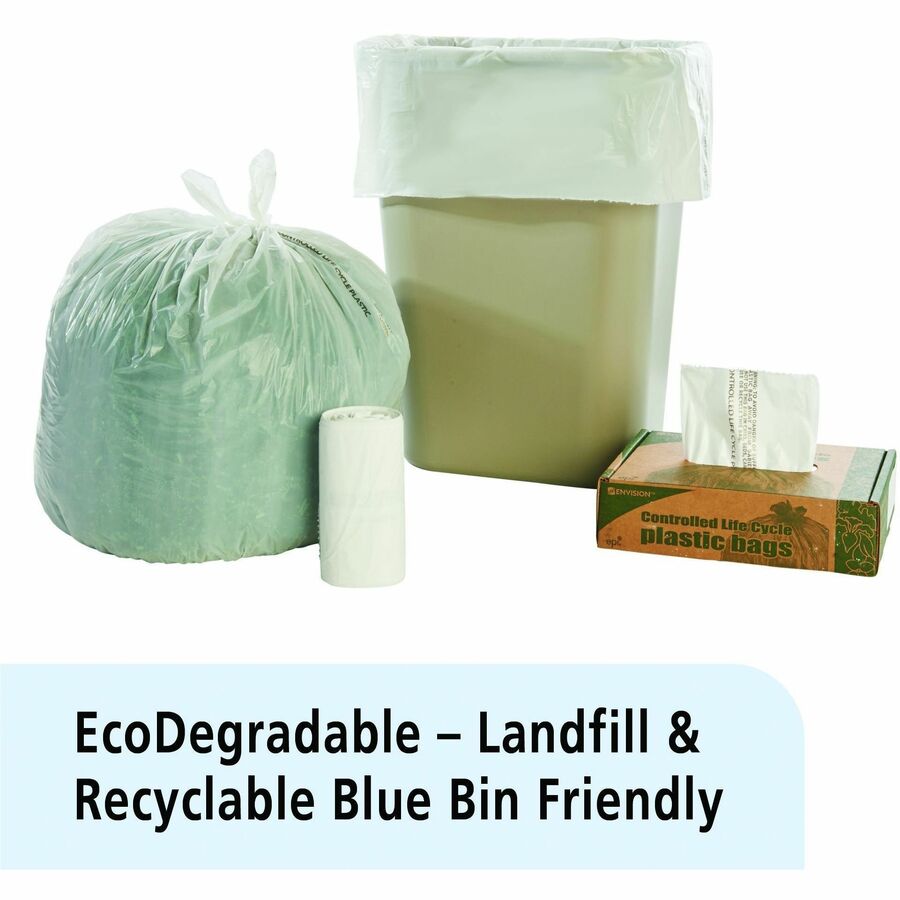 Stout Controlled Life-Cycle Plastic Trash Bags - G2430W70