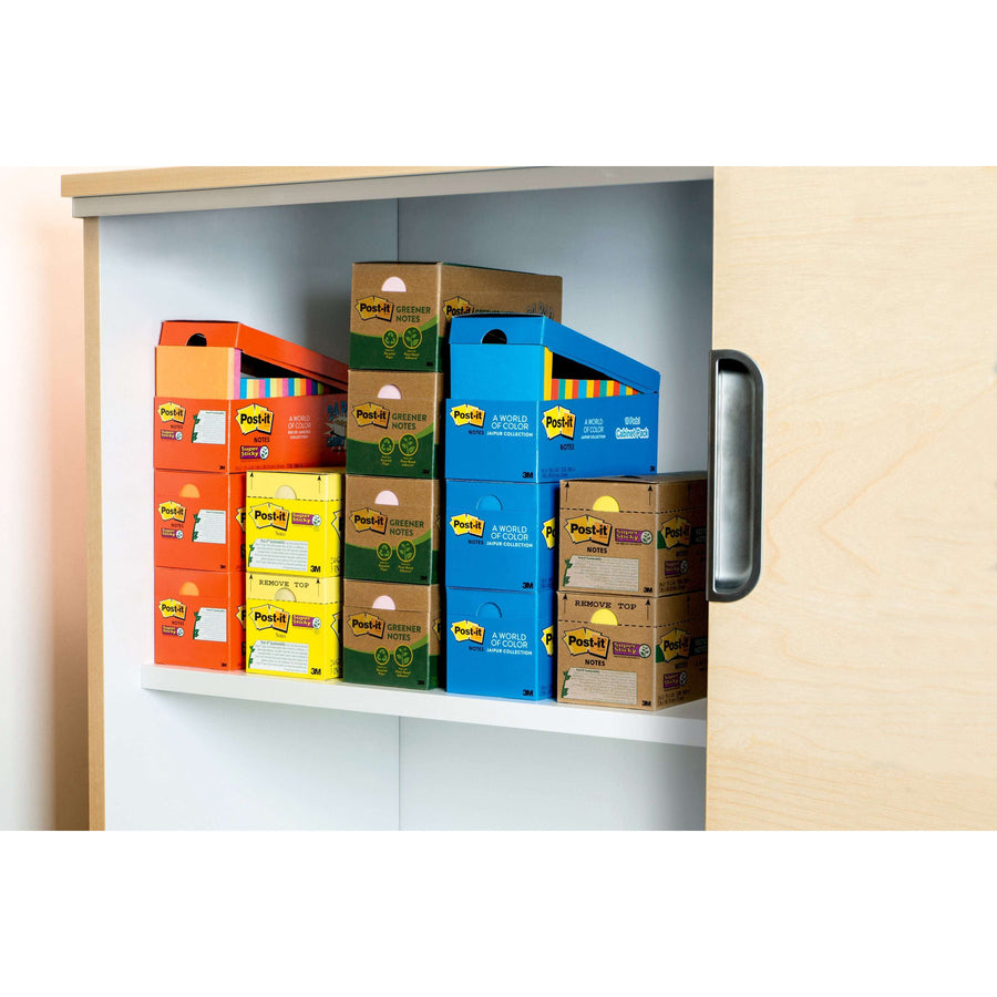 Post-it&reg; Greener Notes Cabinet Pack - 654R24CPCY