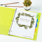 Avery&reg; Insertable Style Edge&trade; Plastic Dividers, 5 tabs, 1 set - 11200