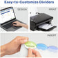 Avery&reg; Insertable Style Edge&trade; Plastic Dividers, 5 tabs, 1 set - 11200