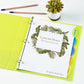 Avery&reg; Insertable Style Edge™ Plastic Dividers, 5 tabs, 1 set - 11200