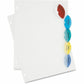 Avery&reg; Insertable Style Edge™ Plastic Dividers, 8 tabs, 1 set - 11201