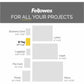 Fellowes Glossy Pouches - ID Tag not punched, 5 mil, 25 pack - 52007