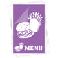 Fellowes Glossy Pouches - Menu, 3 mil, 25 pack - 52011