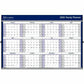 Brownline Reversable Yearly Wall Calendar, 24" x 36" , English - C172214