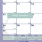 Blueline Monthly Desk Pad Calendar, 17-3/4" x 10-7/8" , English - C181700