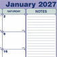 Blueline Monthly Desk Pad Calendar, 17-3/4" x 10-7/8" , English - C181700