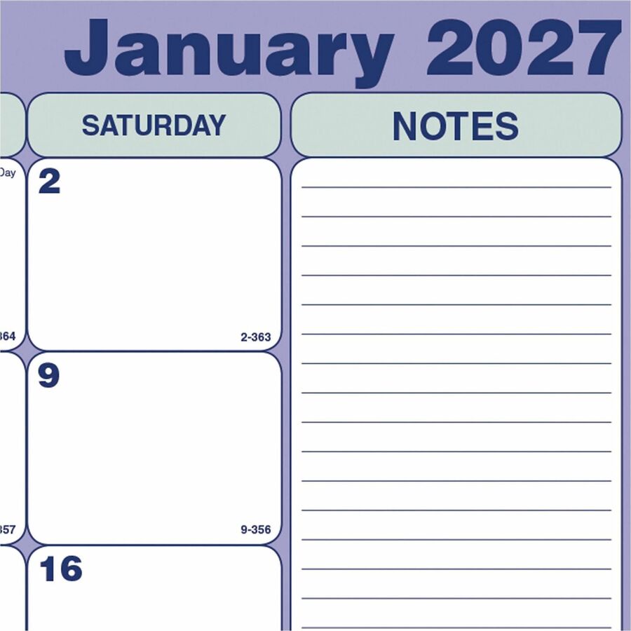 Blueline Monthly Desk Pad Calendar, 17-3/4" x 10-7/8" , English - C181700