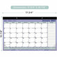 Blueline Monthly Desk Pad Calendar, 17-3/4" x 10-7/8" , English - C181700