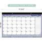 Blueline Monthly Desk Pad Calendar, 17-3/4" x 10-7/8" , English - C181700
