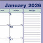 Blueline Monthly Desk Pad Calendar, 21-1/4" x 16" , English - C181731