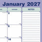 Blueline Monthly Desk Pad Calendar, 21-1/4" x 16" , English - C181731
