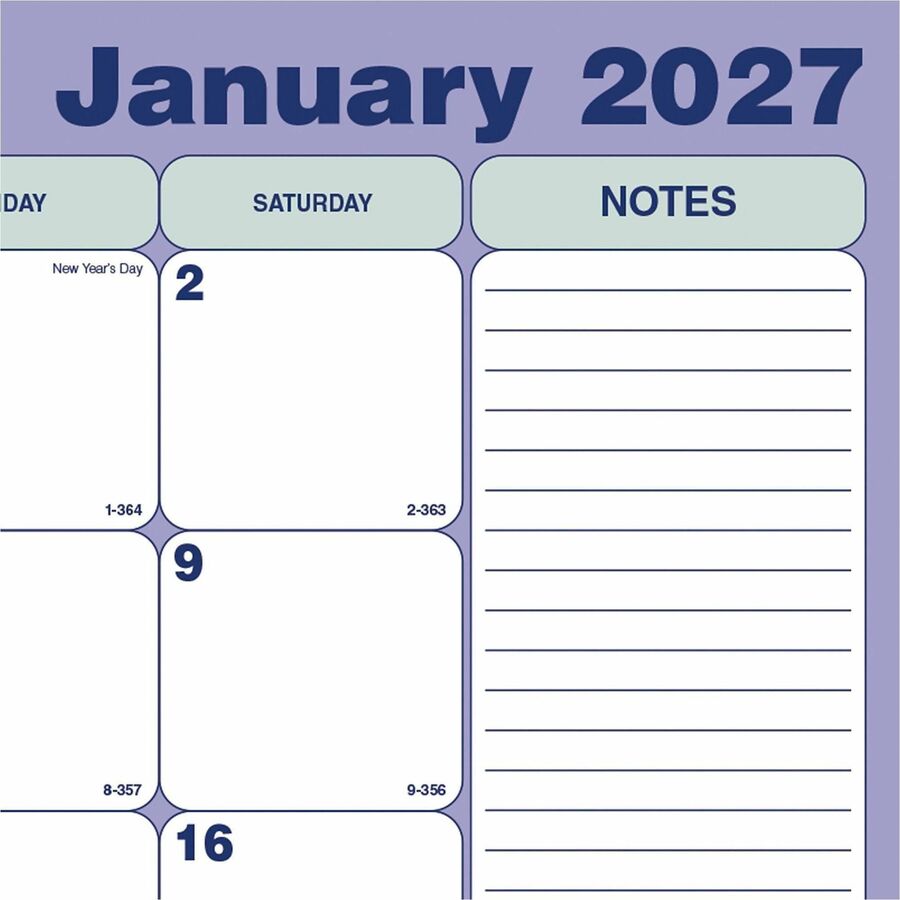 Blueline Monthly Desk Pad Calendar, 21-1/4" x 16" , English - C181731