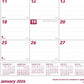Brownline 2026 12-Month Monthly Desk Pad Calendar with Vinyl Holder - January to December - 24-1/4" x 19-1/8" - English - C191924