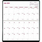 Brownline 18-Month Pocket Planner, 6-1/2" x 3-1/2" , English, Assorted Colours - CA12AST