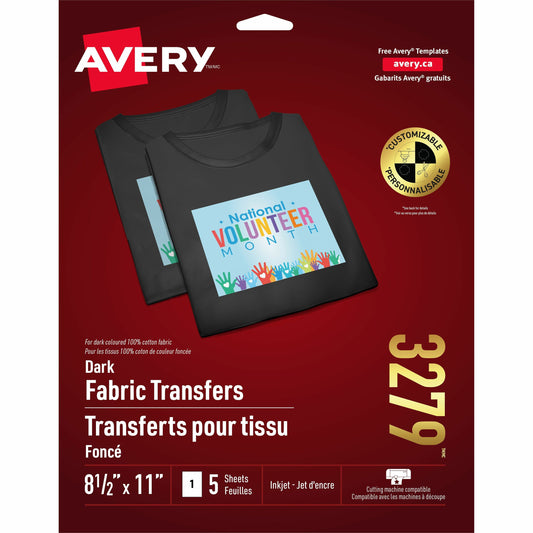 Avery&reg; Dark T-Shirt Transfers