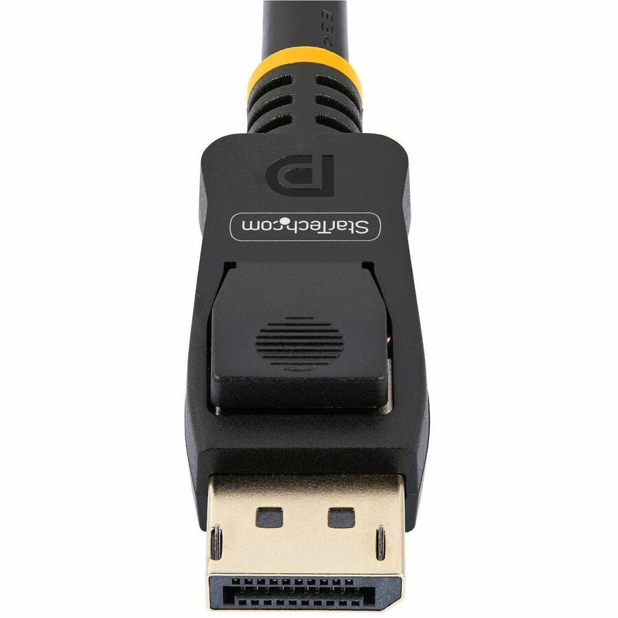 StarTech.com 6ft (2m) DisplayPort 1.2 Cable, 4K x 2K UHD VESA Certified DisplayPort Cable, DP Cable/Cord for Monitor, w/ Latches - DISPLPORT6L