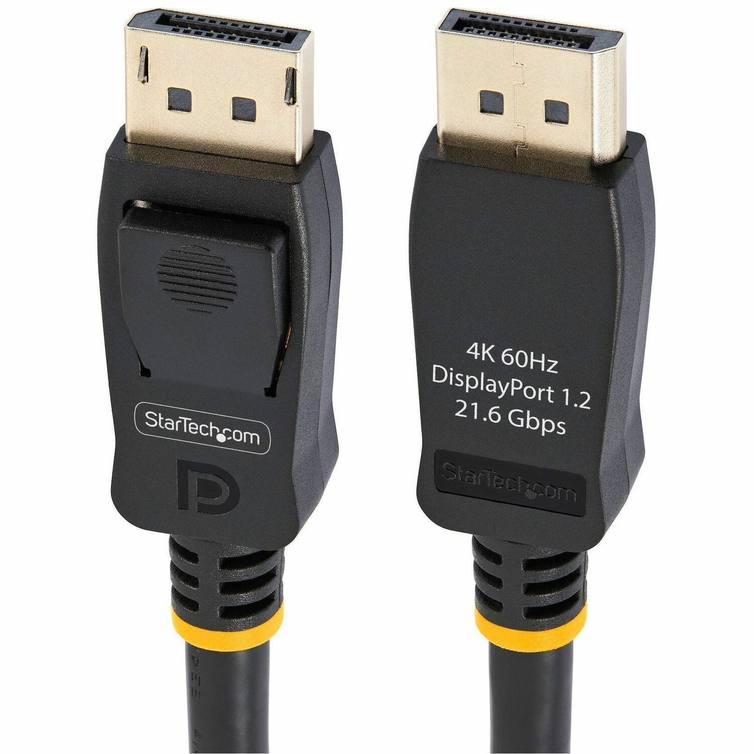 StarTech.com 6ft (2m) DisplayPort 1.2 Cable, 4K x 2K UHD VESA Certified DisplayPort Cable, DP Cable/Cord for Monitor, w/ Latches