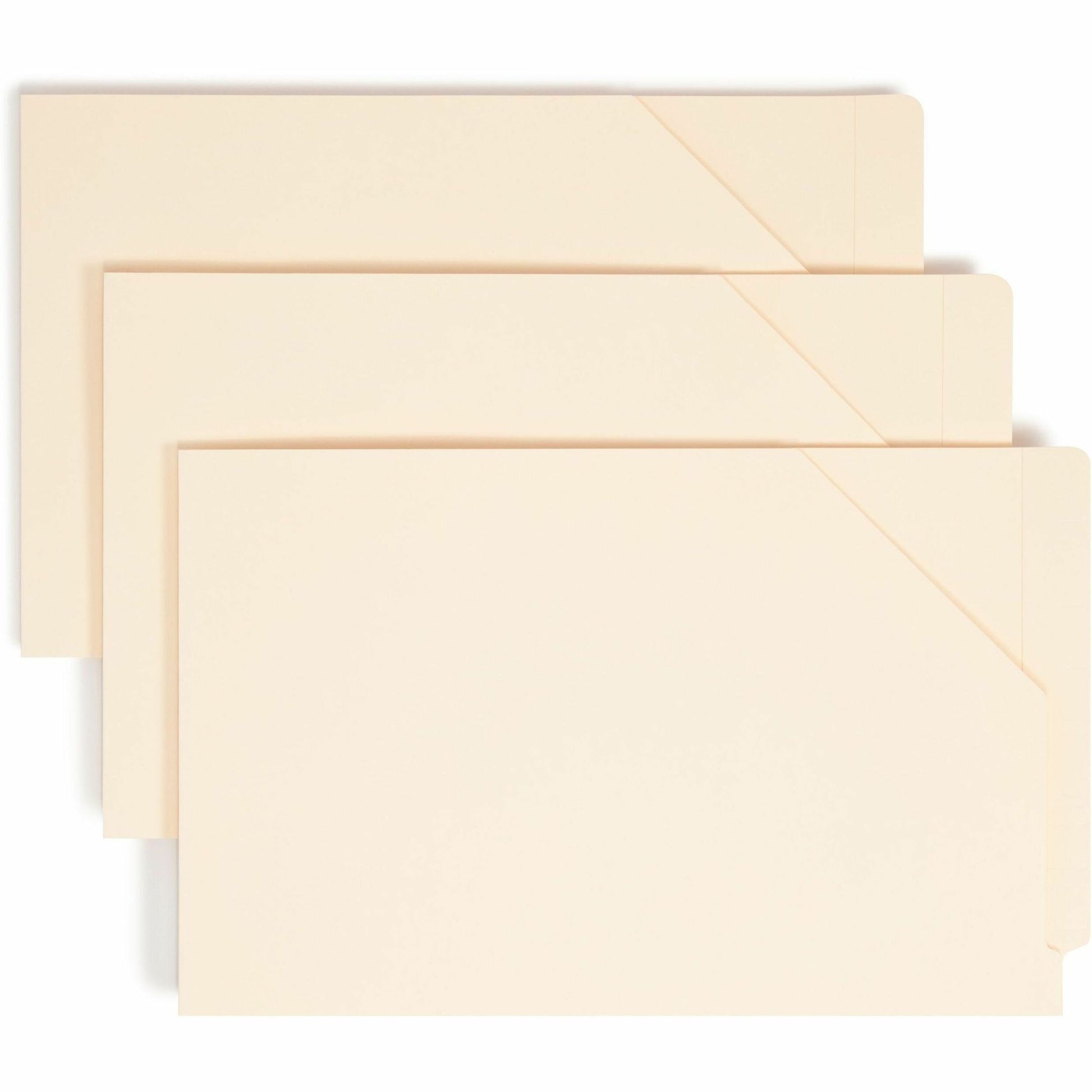 Smead Shelf-Master Straight Tab Cut Legal Recycled File Jacket