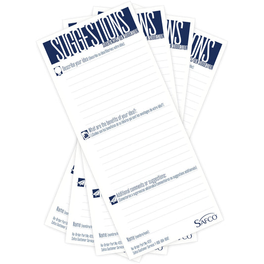 Safco Suggestion Box Card Refills