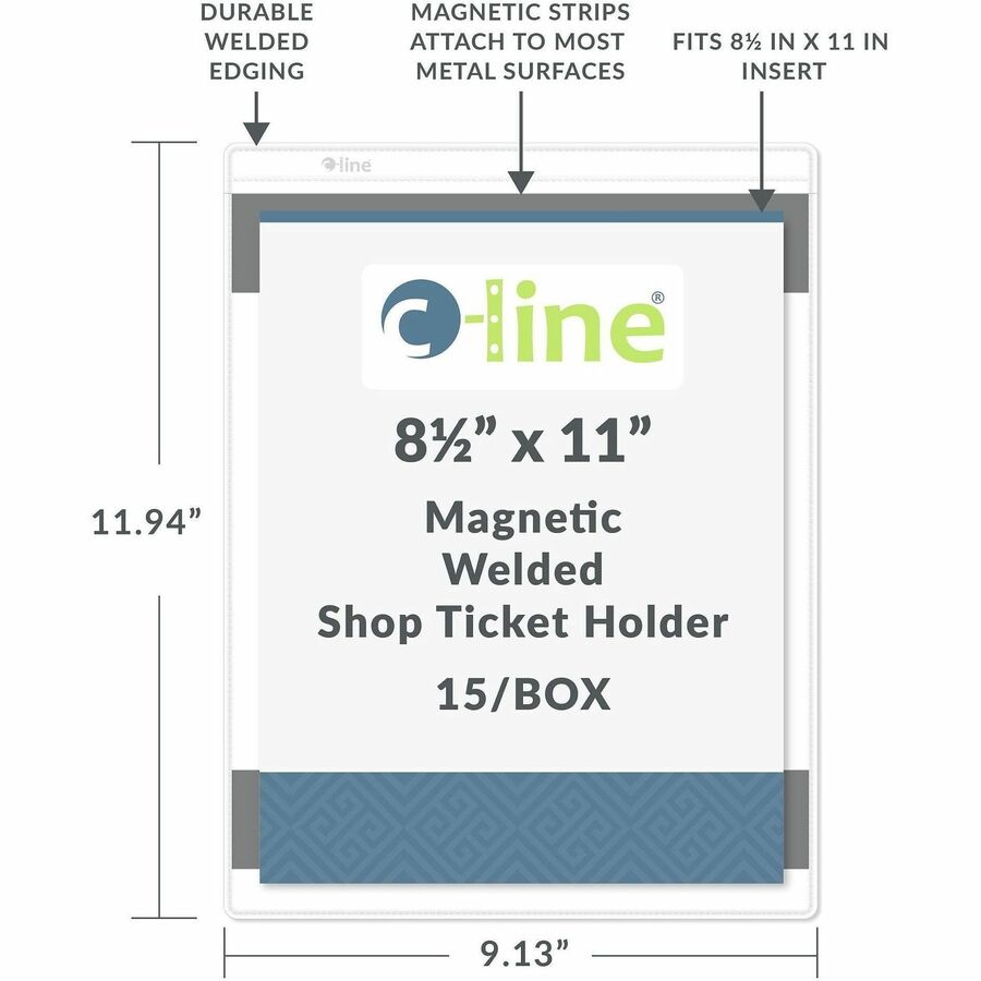 C-Line Magnetic Shop Ticket Holders - 83911