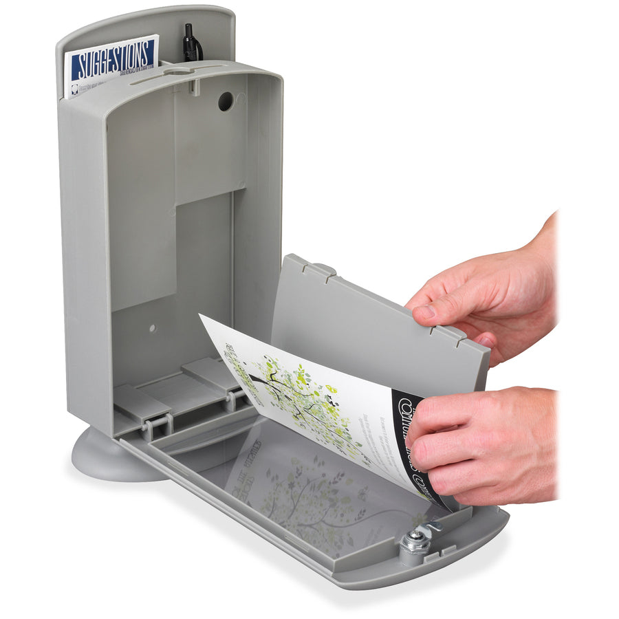 Safco Customizable Suggestion Box - 4233GR