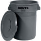 Rubbermaid Commercial Brute 32-Gallon Container Flat Lid - 263100GY