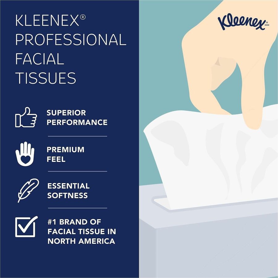 Kleenex Professional Facial Tissue 2-ply - 21270