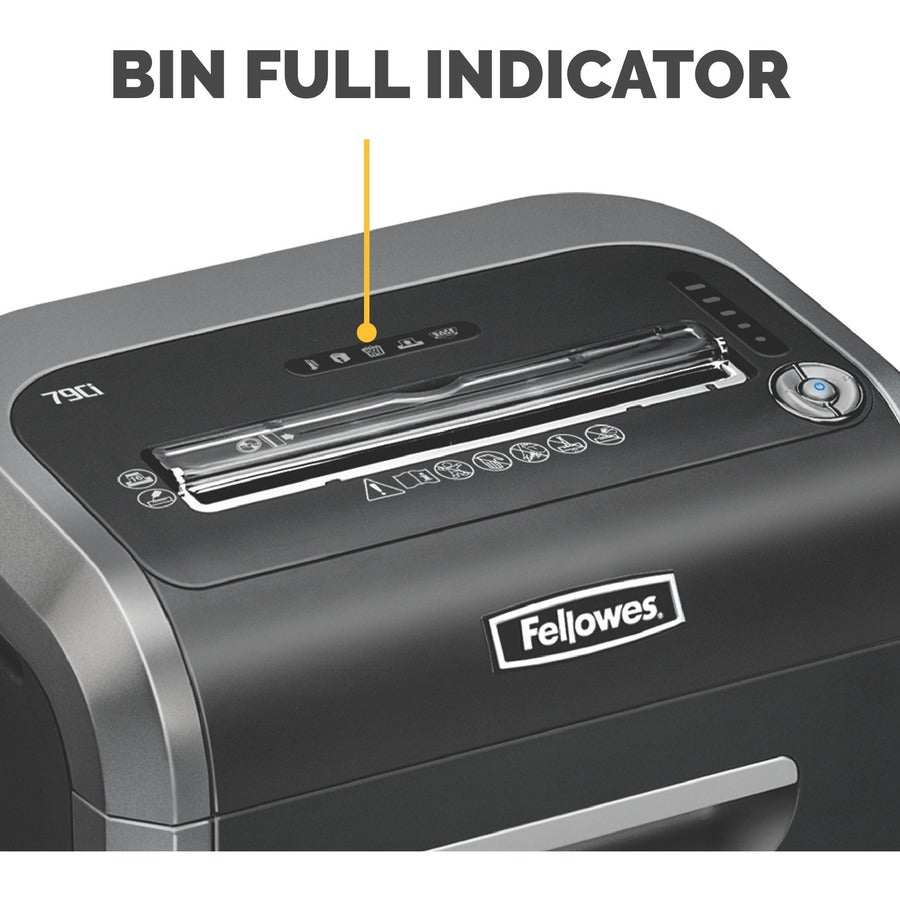 Fellowes 79Ci 100% Jam Proof Cross-Cut Shredder - 3227902