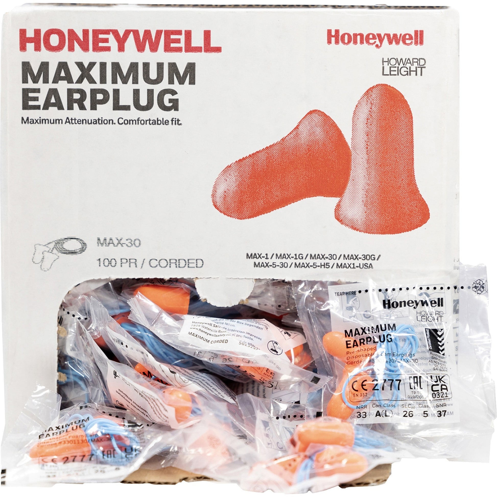Honeywell Foam Ear Plugs Corded