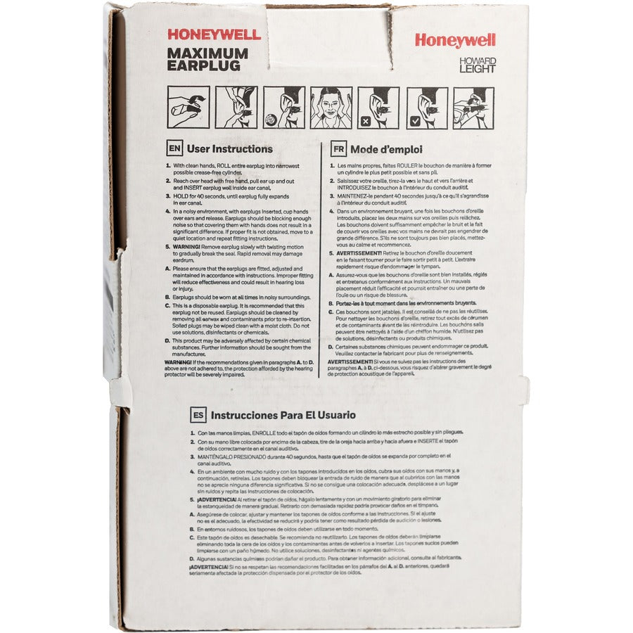 Honeywell Foam Ear Plugs Uncorded - MAX1