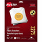 Avery T-Shirt Transfers 11" x 8-1/2" , for Inkjet Printers