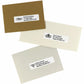 Avery White Rectangle Labels with Sure Feed™ Technology Easy Peel&reg;, 1" x 4" , Permanent Adhesive, for Laser and Inkjet Printers - 05161