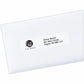 Avery White Rectangle Labels with Sure Feed™ Technology Easy Peel&reg;, 1" x 4" , Permanent Adhesive, for Laser and Inkjet Printers - 05161
