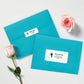 White Rectangle Labels with Easy Peel&reg; Sure Feed™ 1-1/3" x 4" for Laser and Inkjet Printers - 05162