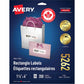 Avery White Rectangle Labels with Sure Feed™ Technology Easy Peel&reg;, 1-1/3" x 4" , Permanent Adhesive, for Laser and Inkjet Printers